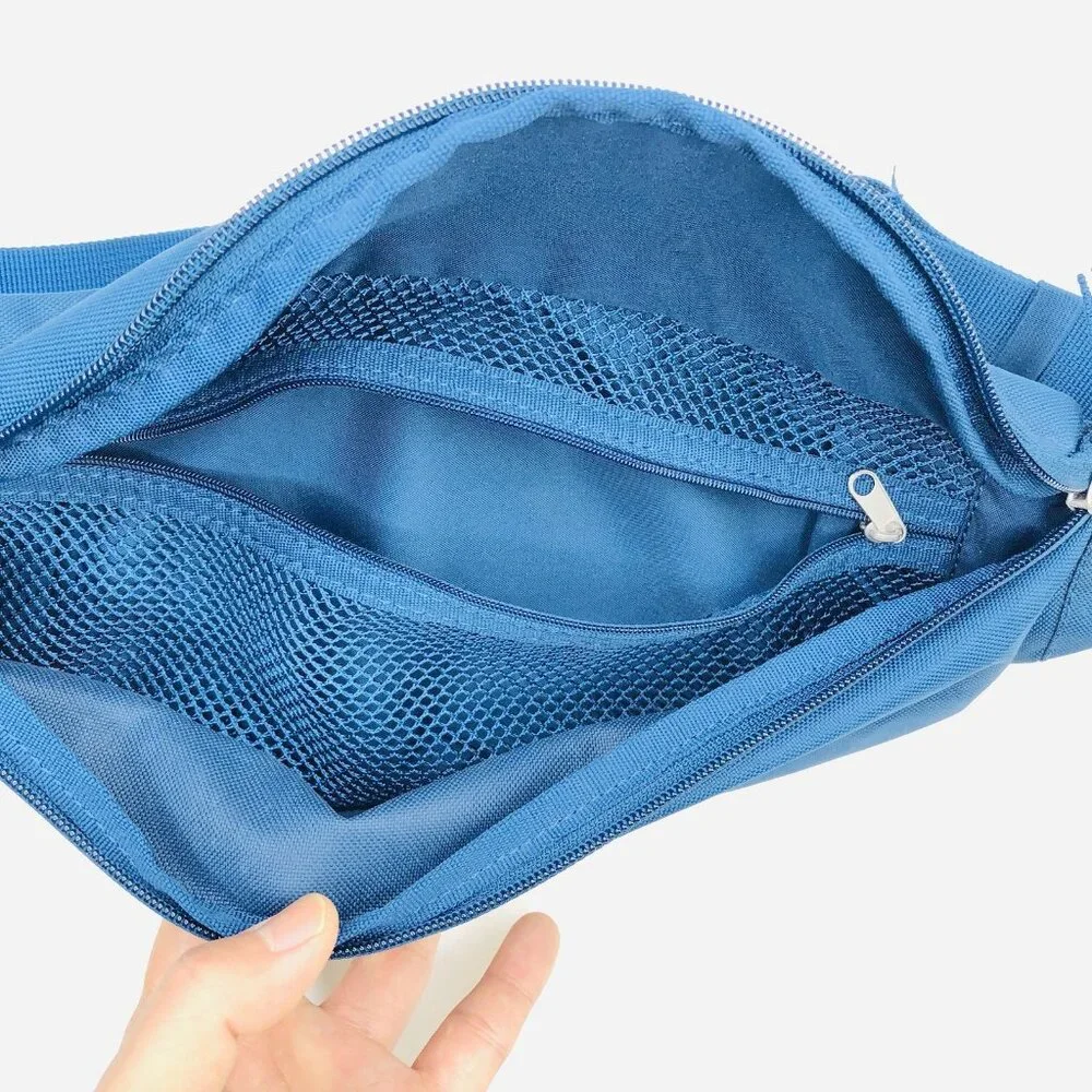Nike Unisex Heritage Waist Bag Fanny Pack Blue Sport Adjustable Strap Gorpcore - Picture 8 of 9